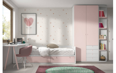 Dormitorio juvenil con nido de Glicerio  Chaves Formas Evolution F-114