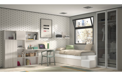 Dormitorio juvenil modular de Glicerio  Chaves Formas Evolution F-157