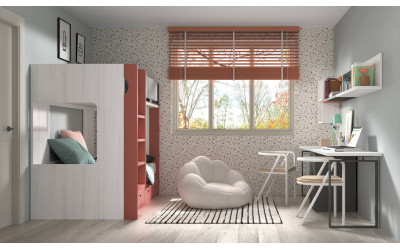 Dormitorio con litera F-202