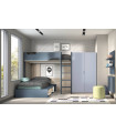 Dormitorio con litera F-208