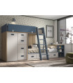 Dormitorio con camas tren F-212