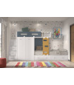 Dormitorio con camas tren F-216