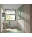 Dormitorio con camas abatibles F-252