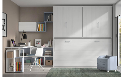 Dormitorio juvenil con camas abatibles de Glicerio Chaves Formas Evolution F-256