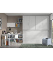Dormitorio con camas abatibles F-256