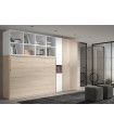 Dormitorio con camas abatibles F-260