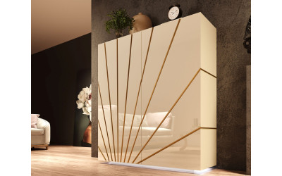 Mueble zapatero de diseño moderno de Franco Furniture referencia Z21 de Muebles Miguel en Valencia