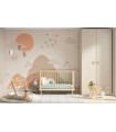 Cuna dormitorio infantil 01 Deva colección Bamboo