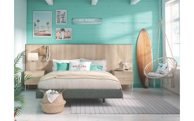 Dormitorio juvenil con cama de 150cm moderno Reloveution de mueble Ros en Valencia 23