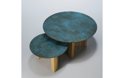 Mesa de centro modelo Loop Set colección Kairo de Franco Furniture en Valencia