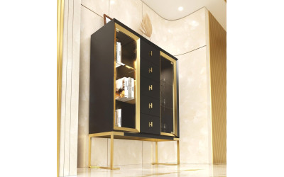 Mueble vitrina moderna modelo LU09 de franco Furniture en Valencia