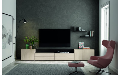 Mueble TV comedor moderno de la marca Lagrama catálogo Addliving composición 22 en Valencia